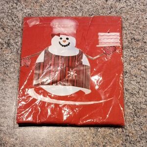 Cheerful Snowman Apron